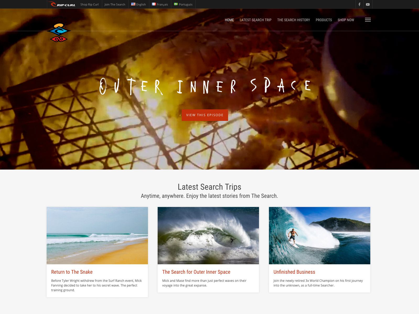 The Search, a stellar digital experience for Rip Curl customers The Search, a stellar digital experience for Rip Curl customers